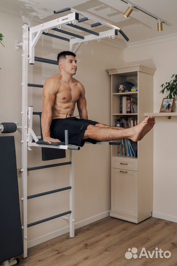 Шс Звезда+ турник Рукоход/ брусья/скамья серые