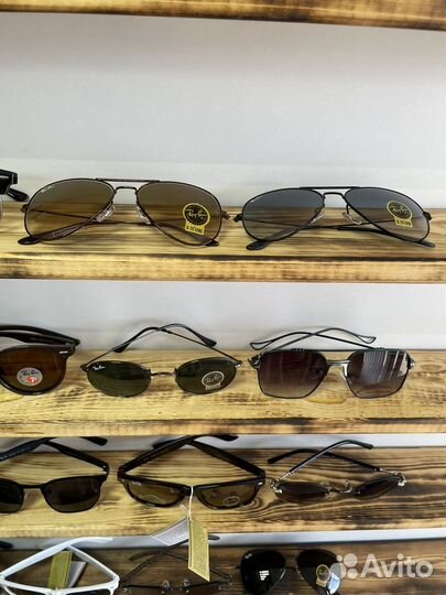 Солнцезащитные очки Ray-Ban, Lacoste, Prada