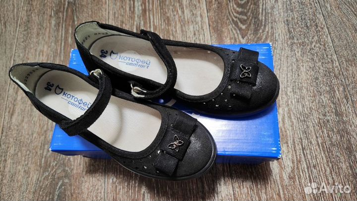 Туфли школьные для девочки 34 размер