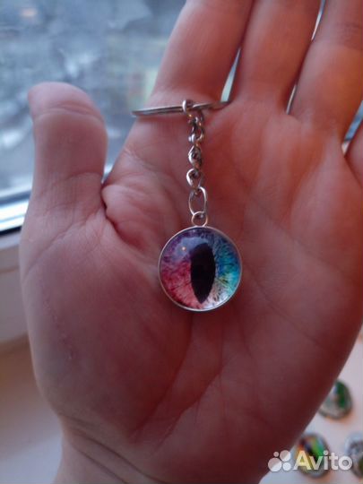 Брелок кошачий глаз