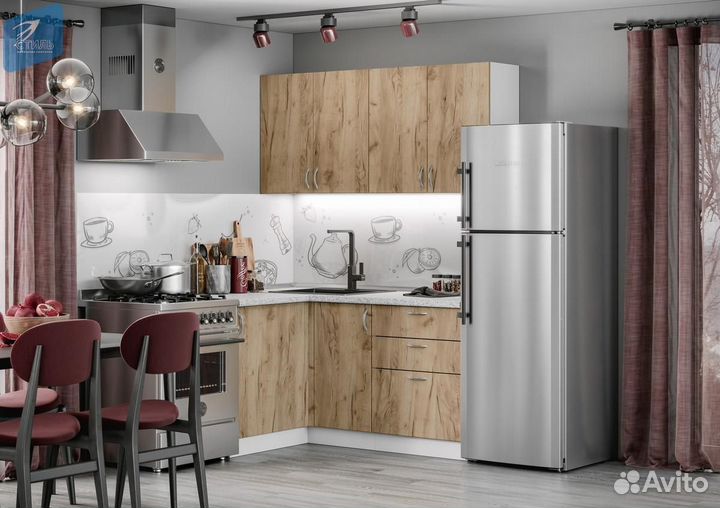 Модульная кухня Виола Крафт Золотой