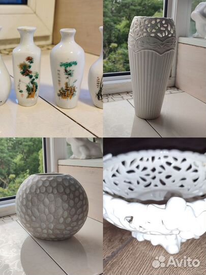 Ваза для цветов, конфетница- фруктовница фарфор