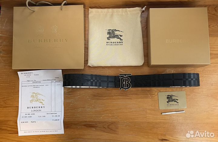 Ремень burberry оригинал