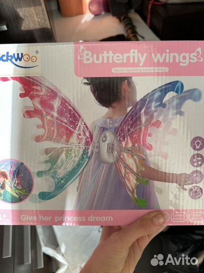 Крылья бабочки для девочки музыкальные