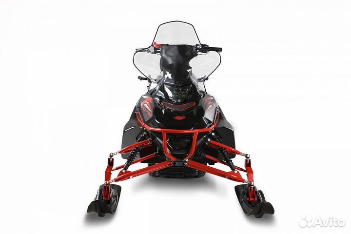 Снегоход ikudzo hanter 650LK 22 красно-черный