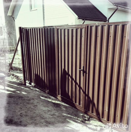 Забор из профнастила