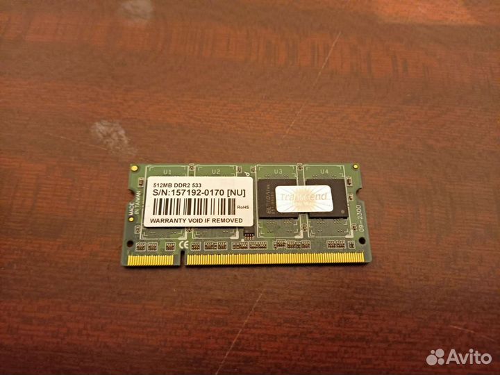 Материнская плата 512 Мб для ноутбуков DDR2