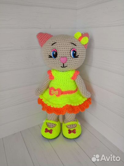 Кошечка вязаные игрушки