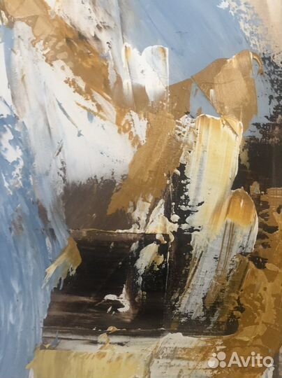 Картина Абстракция 50х60 Холст Акрил паста