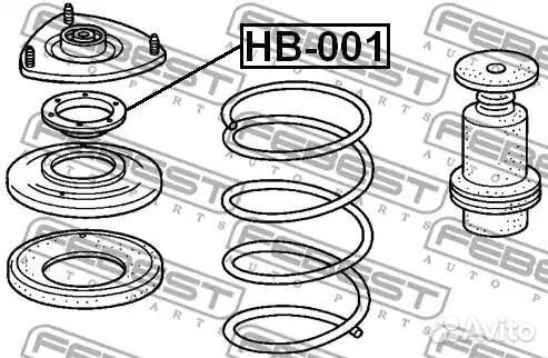 Подшипник опоры амортизатора honda civic 01-06 пер