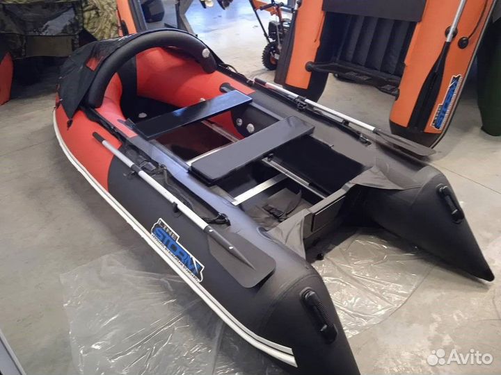 Лодка пвх Stormline Adventure Standard 380 крас-че