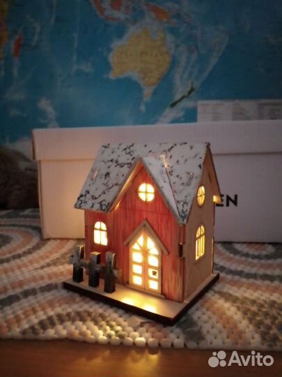 Ночник домик, сувенир новый
