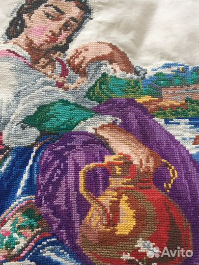 Старинная вышивка крестом