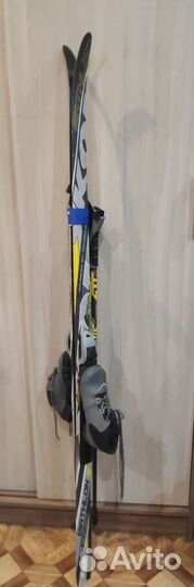 Лыжи детские ботинки палки 130 и 150