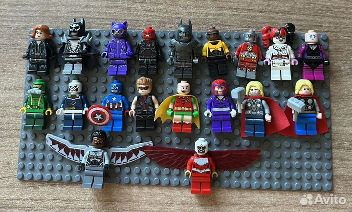 Lego марвел и дс минифигурки