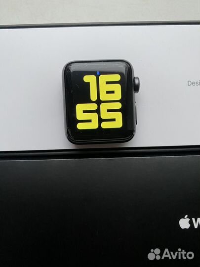 Часы apple watch 3 38 mm nike