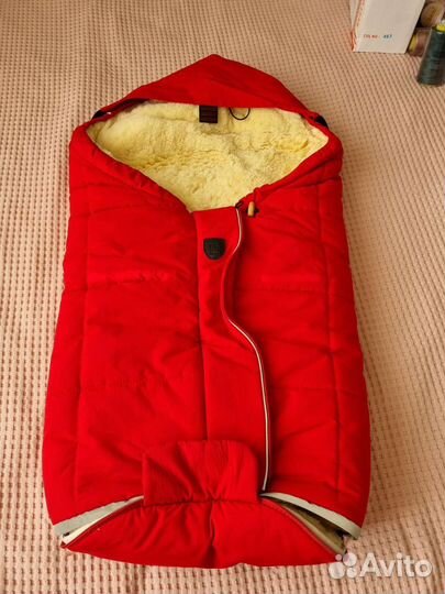 Большой детский меховой конверт Christ Tula Vario