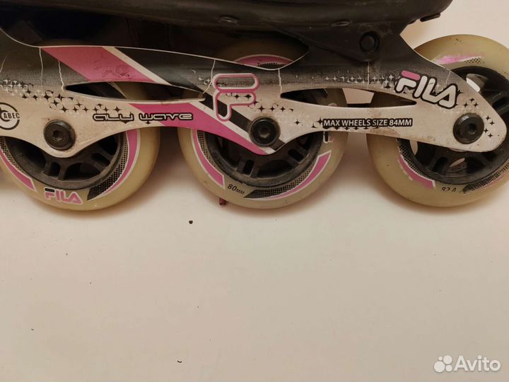 Ролики женские fila, 38 размер