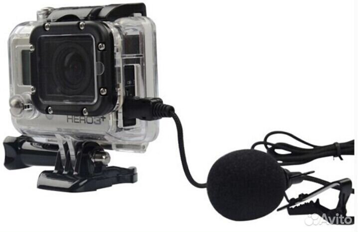 Внешний петличный микрофон для GoPro
