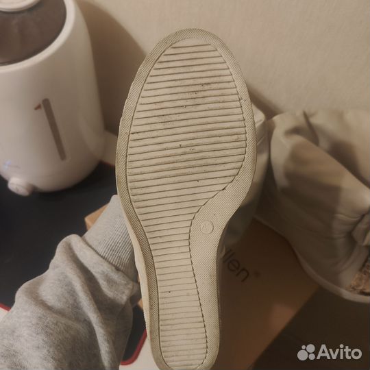 Сапоги бежевые 38 еврозима