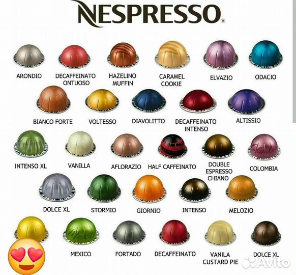 Капсулы Nespresso Original и Vertuo