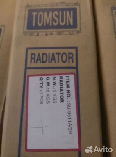 Радиатор охлаждения tomsun SU-9511A Suzuki Escudo