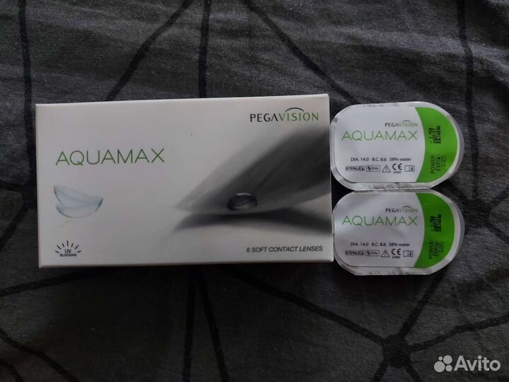 Линзы двухнедельные aquamax -1.75