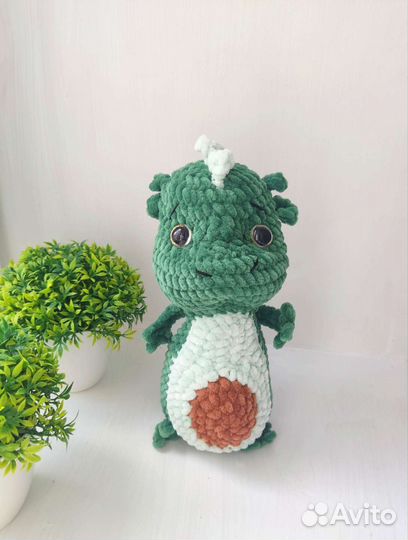 Игрушка дракон -авокадо
