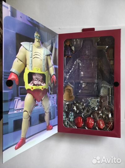 Оригинал Neca Ultimate Krang Android Body коробка