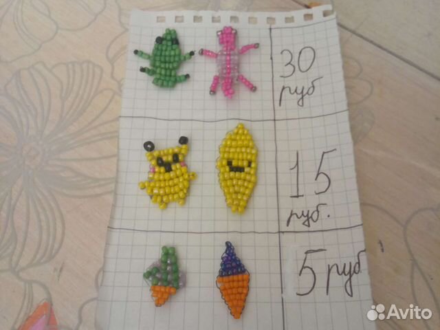 Фигурки из бисера