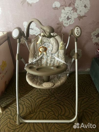 Люлька качалка с музыкой