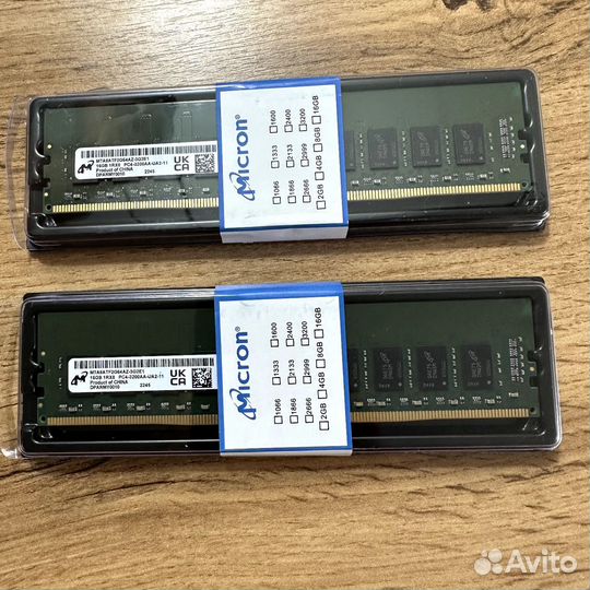 Оперативная память ddr4 16gb 3200 micron для пк