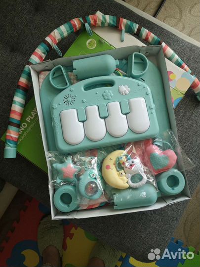 Детский развивающий коврик Baby Go с панино