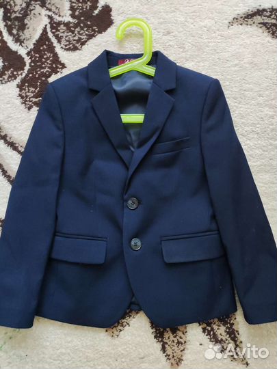 Школьный костюм для мальчика 122 синий
