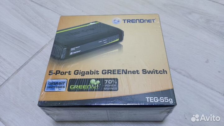 Коммутатор trendnet TEG-S5g (новый) 5-port