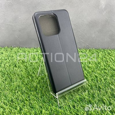 Чехол книжка Xiaomi Redmi 12C (черный)