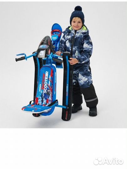 Снегокат Nika Ника гонщик новый