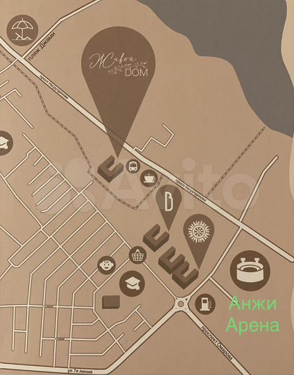 1-к. квартира, 44,5 м², 3/12 эт.