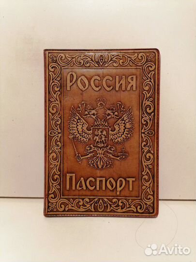 Корочка для паспорта из бересты новые ручной работ