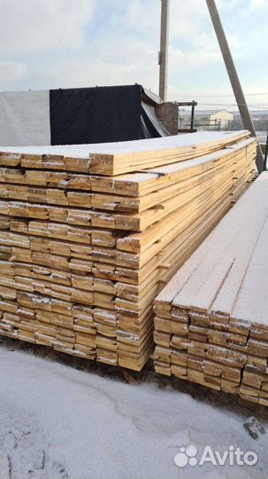 Доска обрезная 50*150*6000 сосна привозная