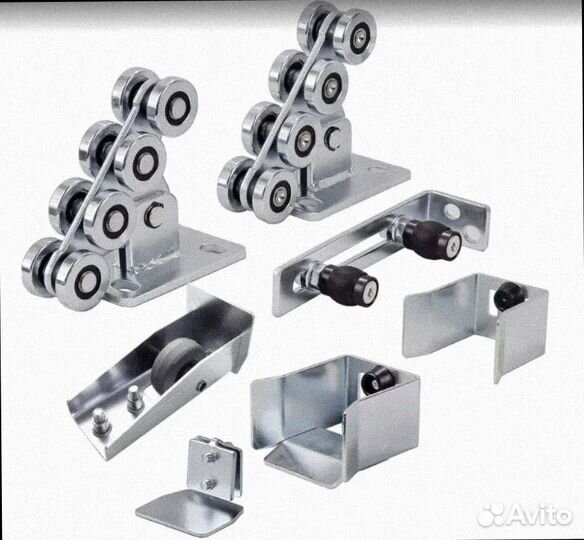 Ролики и направляющие балки для откатных ворот