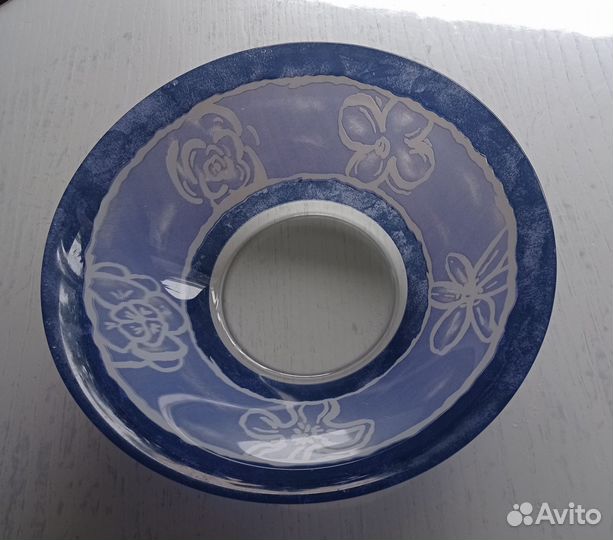 Салатница цветное стекло