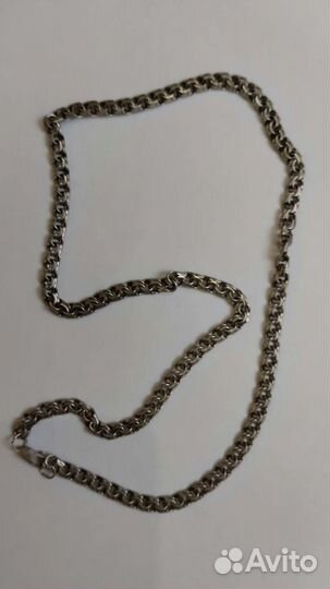Мужская серебряная цепь