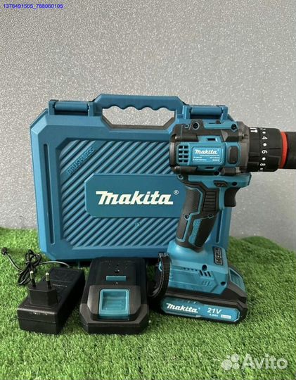 Новый ударный бесщеточный шуроповерт Makita (Арт.34215)