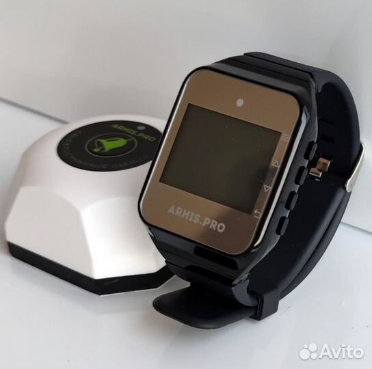 Кнопка вызова официанта, часы-пейджер персонала