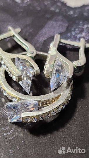 Серьги серебро 925