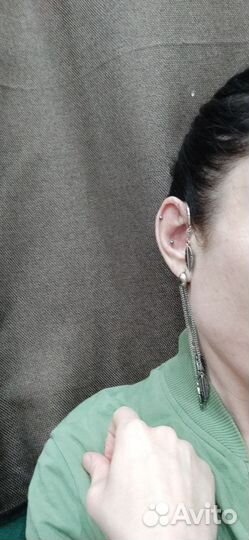 Серьги каффы