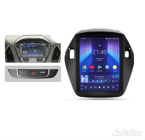Штатная магнитола Hyundai Tucson 2 LM IX35 Android