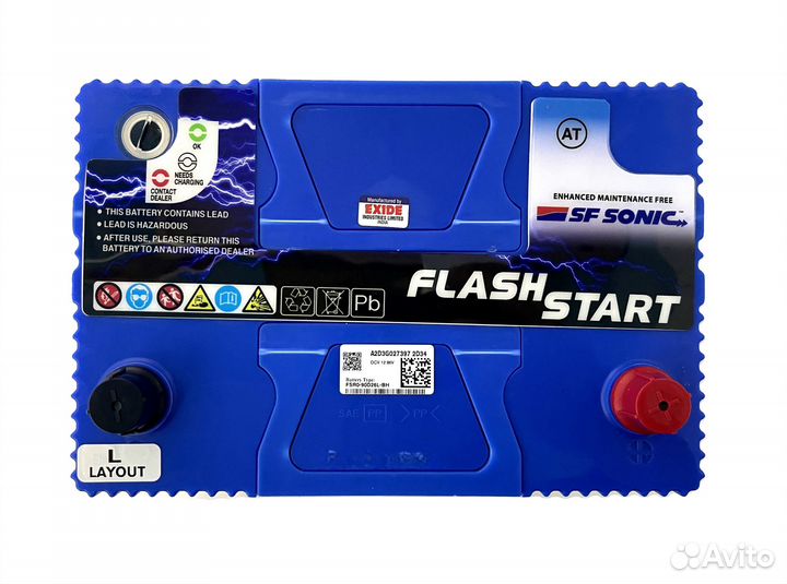 SF Sonic 70Ah 90D26L 730A обрат. пол. (260х173х225