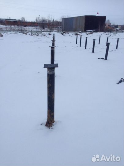 Фундамент из металлоконструкции